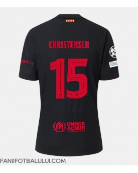 Barcelona Andreas Christensen #15 Tricou Fotbal Replică 2024-25 Barbati Deplasare